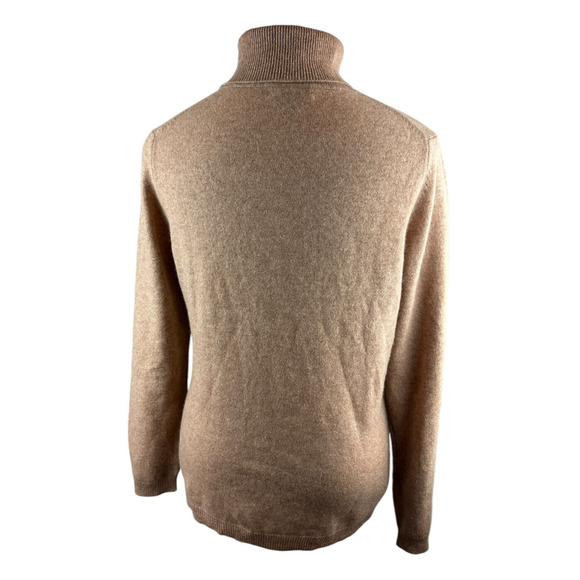 Cashmere Charter Club Luxury Turtleneck Pullover Sweater Brown Women's Size XL - Picture 6 of 12